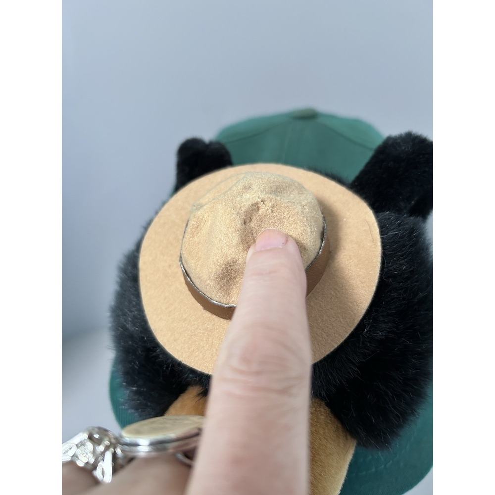 Vintage Plush Black Bear Hat Stuffed Animal House Surrey B.C. Rare Novelty Cap - Picture 6 of 13